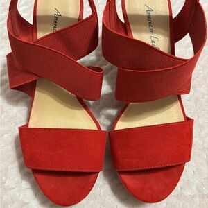 American Eagle Outfitters Bold Red Sandals